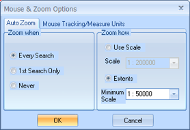 Auto Zoom tab